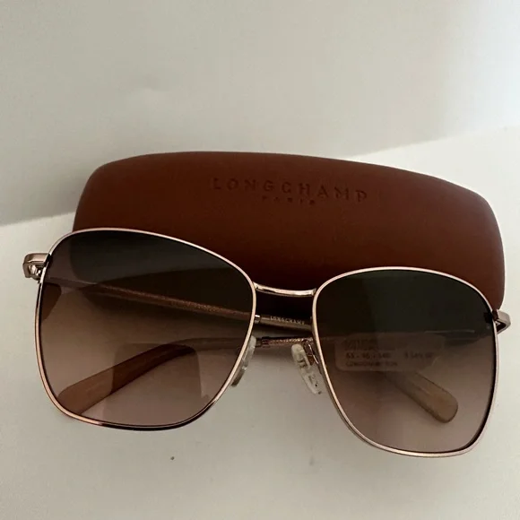 Longchamp Women's Rose Gold Sunglasses - Picture 2 of 11